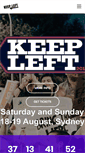 Mobile Screenshot of keepleft.info